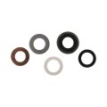 Engine Oil Drain Plug Gaskets 5 Pieces Plastic Copper Steel 0 53 In To 58 Inside Diameter Black White Red 