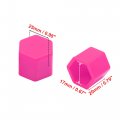 Uxcell 20pcs 17mm Rubber Car Wheel Tire Tyre Nut Screw Lug Dust Cover Caps Hub Protector Pink Universal Replacement