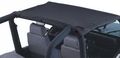 Rampage Jeep 90701 California Brief Black Soft Top 