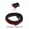 Uxcell 59 Self-adhesive Water Retaining Strip Collapsible Stopper Shower Barrier Blocker For Kitchen Sink Countertop Corner To