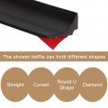 Uxcell 59 Self-adhesive Water Retaining Strip Collapsible Stopper Shower Barrier Blocker For Kitchen Sink Countertop Corner To