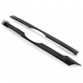 Hecasa Center Grille Trim Ford Edge 2011-2014 Upper Molding Black Trims Set 2pcs Replacement For Bt4z-8200-cptm Bt4z-8200-dptm
