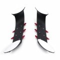 Httmt- Wine Red Universal Motorcycle Front Fairing Winglets Side Spoilers Dynamic Wing Sticker P N Gzsp-sp028 