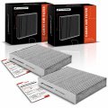 A-premium 2-pc Cabin Air Filter With Activated Carbon Compatible Porsche 911012-2019 Boxster 2013-2016 Cayman 2014-2016 718