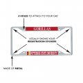 Pittsburg State University Gorillas Metal License Plate Frame For Front Or Back Of Car Officially Licensed Mascot