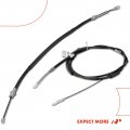 A-premium Rear Driver And Passenger Side Parking Brake Cable Assembly Compatible With Ford Models F-150 F150 2004-2005 Crew Cab