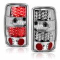 Amerilite Chrome Led Replacement Brake Tail Lights Set For Chevy Tahoe Suburban Gmc Yukon Passenger And Driver Side