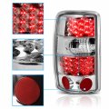 Amerilite Chrome Led Replacement Brake Tail Lights Set For Chevy Tahoe Suburban Gmc Yukon Passenger And Driver Side