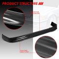 Oe Style Matte Front Bumper Lip Splitter Chin Spoiler Wing Body Kit For Honda Civic Wagon Hatchback 88-91