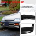 Oe Style Matte Front Bumper Lip Splitter Chin Spoiler Wing Body Kit For Honda Civic Wagon Hatchback 88-91