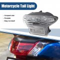 Uxcell Clear Shell Motorcycle Yellow Red White Led Brake Tail Light Replacement For Suzuki Hayabusa Gsx1300r 1999-2007