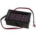 Matee 3-wire Digital Voltmeter Dc 0 00-30 0v With Red Led Display And Reverse Polarity Protection 