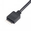 Uxcell Rgb Splitter Cable With 4p Connector For 5050 3528 Led 1 To 4 Female 30cm 3 Set