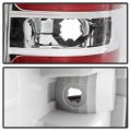Acanii For 2009-2014 Ford F150 Styleside Pickup Truck Chrome Trim Tail Light Rear Brake Lamp Assembly Passenger Side