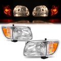 Hecasa Headlight Corner Light W Bulbs For 2001-2004 Toyota Tacoma Replacement To2503136 To2502136 Halogen Front Headlamp Bumper 