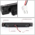 Auto Dynasty Full Led Chrome Housing Third Rear High Mount Brake Stop Light Lamp Bar Compatible With Honda Ridgeline 06-14
