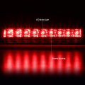Auto Dynasty Full Led Chrome Housing Third Rear High Mount Brake Stop Light Lamp Bar Compatible With Honda Ridgeline 06-14