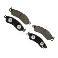 Front Disc Brake Pads For Pontiac Firebird 1990 1991 1992 Semi Metallic Friction Material 2 01 Inner Height 6 61 In Width 