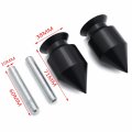 Hongk- Black Swingarm Spools Compatible With Kawasaki Ninja Zx1200 Zx636 Zx900 Er-6n Ex250f Ex650 B01bw4mk6y