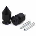 Hongk- Black Swingarm Spools Compatible With Kawasaki Ninja Zx1200 Zx636 Zx900 Er-6n Ex250f Ex650 B01bw4mk6y