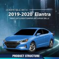Pair Front Bumper Air Curtain Grilles Left Right For Hyundai Elantra 2019-2020 86562-f2aa0 86561-f2aa0 86562f2aa0 86561f2aa0