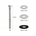 Uxcell 2 Set Toilet Seat Hinge Bolts Kit Screws Replacement With Plastic Nuts And Rubber Washers Stainless For Fixing The Top