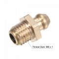 Uxcell Brass Straight Grease Fitting Assortment M8 X 1mm Thread Hydraulic Accessories 10pcs