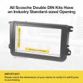 Scosche Double Din Car Stereo Installation Kit Install Centric Iccr6bn Compatible With Select Chrysler Dodge Jeep 2007-14 Dash