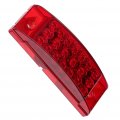 Set Of 8 6 Inch 20 Led Red Len Light Rectangle 801-r Truck Trailer Side Markers Diodes Amber Light 801-a Clearance Light 8 6 
