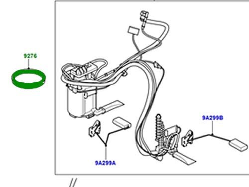 Fuel Pump Gasket For Range Rover 03-12 Wgq500020 Pack Of 2