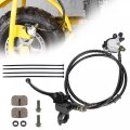 Hydraulic Brake Master Cylinder Caliper Assembly With Hose And Pads For 97cc 2 8hp Baja Doodlebug Dirtbug Db30 Mini Bike Dirt 