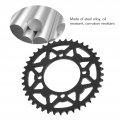 Tissting 41 Tooth Rear Sprocket 76mm Id 428 Chains 4 Holes Black Stainless Steel Chain For Diy Go Kart Atv Light Motorcycle