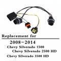 Labwork Headlight Light Socket Wiring Harness Replacement For Chevy Silverado 1500 2500hd 3500hd 645-745 15841609 25962806