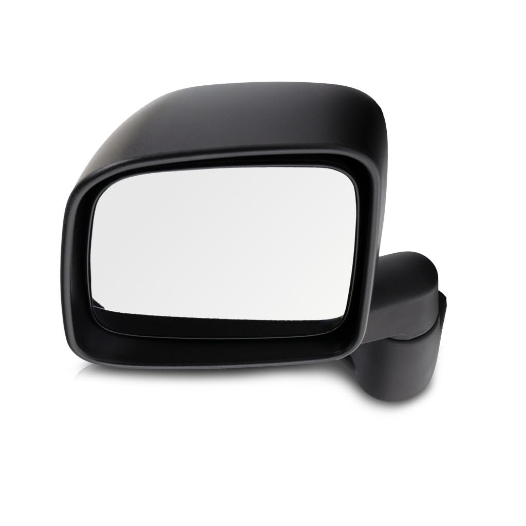 Door Mirror Driver Side For Jeep Wrangler 2003 2004 2005 2006 Manual Non Heated Textured 55395061ad Ch1320259