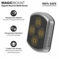 Scosche Mp12vpd2-xtsp Magicmount Pro Magnetic Phone Gps Car Mount 30w Dual Port Type-c Type-a Cell Charger Cigarette Lighter