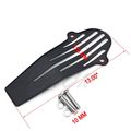 Hongk- Black Iron Plate Drive Shaft Cover For Yamaha V-star 650 1100 Classic Custom 128mm