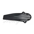 Hongk- Black Iron Plate Drive Shaft Cover For Yamaha V-star 650 1100 Classic Custom 128mm