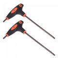 Uxcell 4mm Ball End Hex Key T-handle Wrench Spanner Metric S2 Steel 2 Pcs