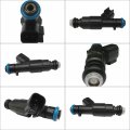 6 Pack 0280155784 4-hole Upgrade Fuel Injectors For Jeep Cherokee Xj Fj570 Fj454 