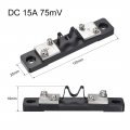 Uxcell Shunt Resistor 15a 75mv For Dc Current Ammeter Analog Panel Meter External Fl-2 Resistance Divider