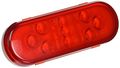 Supernova 9 Diode Oval Led Stop Tail Turn Light Male Pin Red Model 54132 Waterproof Rear Vehicle Assembly