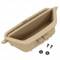 Xtremeamazing Beige Front Left Driver Side Door Inner Interior Handle Pull Trim Armrest Storage Box Compartment Container Phone