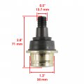 Caltric 2 Front Knuckle Lower Ball Joint Compatible With John Deere Xuv835e Xuv835m Xuv835r Auc12838