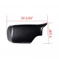 Astra Depot Matte Black Front Center Kidney Grille Grill Carbon Fiber Side Mirror Cover Cap Wing Horn Style Compatible For 1998