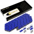For O-ring Blue Drive Chain Kawasaki Ex250f Ninja 250r 1988-1990 1992-2012 Mod-ztf1-9454
