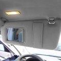 Auto Dynasty Grey Left Driver Side Sun Visor Sunshade With Mirror Compatible Toyota Camry 07-11