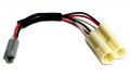 Oem Turn Signal Y-splitter Connectors Pair 3-wire Fits Select Yamaha Motorcycles 