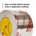 3m Talc Venture Tape Ul181a-p Aluminum Foil 1581a Rigid And Flexible Duct Seaming Durable Cold Weather Adhesion 3 89 In X 60 Yd