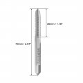 Uxcell Machine Tap 1 4-20 Unc Thread 2b Class 3 Flutes High Speed Steel Screw Threading Tapping Tool 2pcs