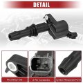 Acropix Automotive Ignition Coil Pack Replacement Fit For Ford E-150 Of 8 Black